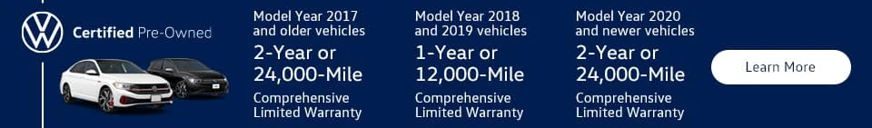 Volkswagen Certified Pre-Owned Program Details